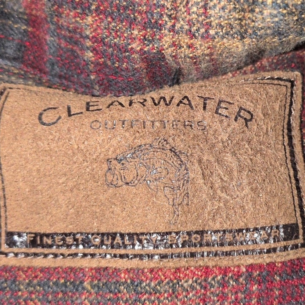 Clearwater Outfitters Flannel Shirt Womens XL Red Plaid Cotton Gorpcore Shirt - Picture 9 of 12